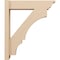 Ekena Millwork 6-in W x 24-in D x 28-in H Balboa Trad Rough Cedar Woodgrain TimberThane Outlooker, Primed Tan OUTUR060X24X28BOA04RCPR - alternate 3